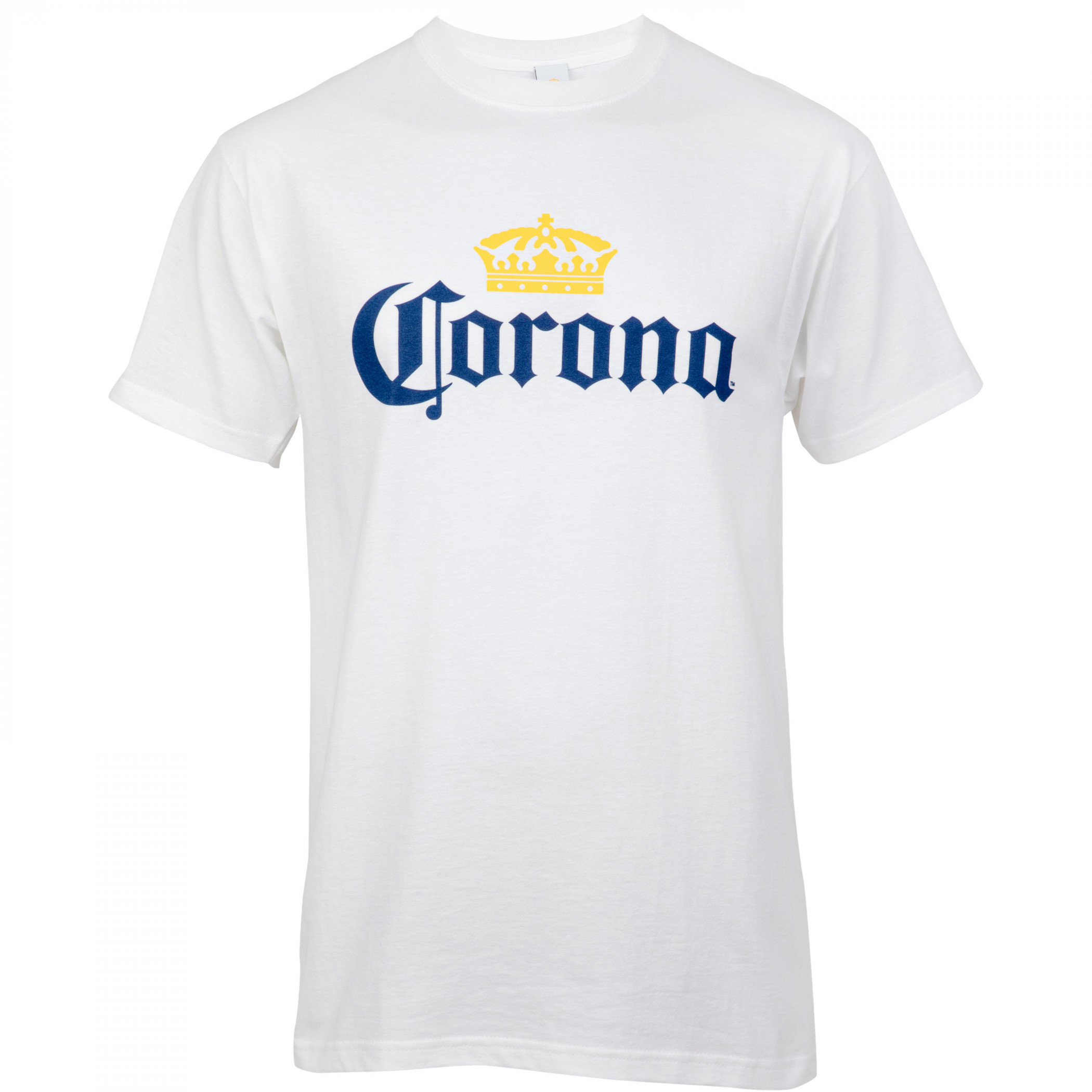 Corona Extra Men's White Beer Logo T-Shirt